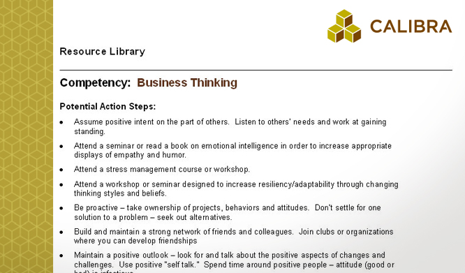 Resource (development) library